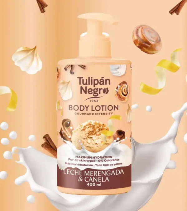 Tulipán Negro – Body Lotion Leche Merengada & Canela – 400 ml