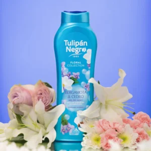 Tulipán Negro Gel Douche Bergamota & Cedro – Floral Collection