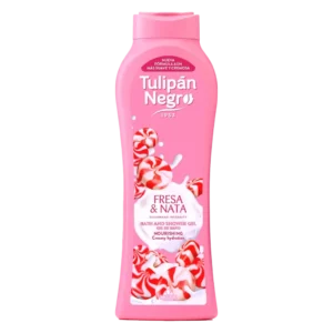 Gel de Bain Tulipan Negro Fraise et Crème 650 ml