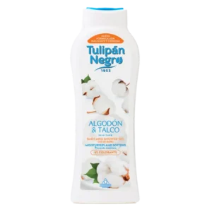 Gel de Bain Tulipan Negro au Coton et au Talc 650 ml