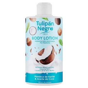 Lait Corporel Tulipan Negro Beurre de Karité & Huile de Coco 400 ml