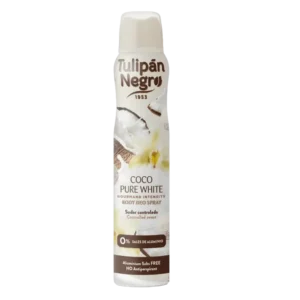Tulipan Negro Déodorant Spray Noix de Coco Blanche Pure 200 ml